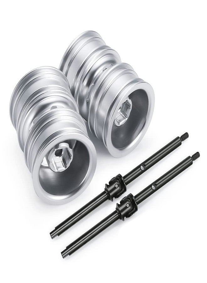RCHUBAM RC Front Wheel Rims with CVD Drive Shaft for 1/24 Axial SCX24 Deadbolt Bronco C10 RC Crawler Car - Image 3